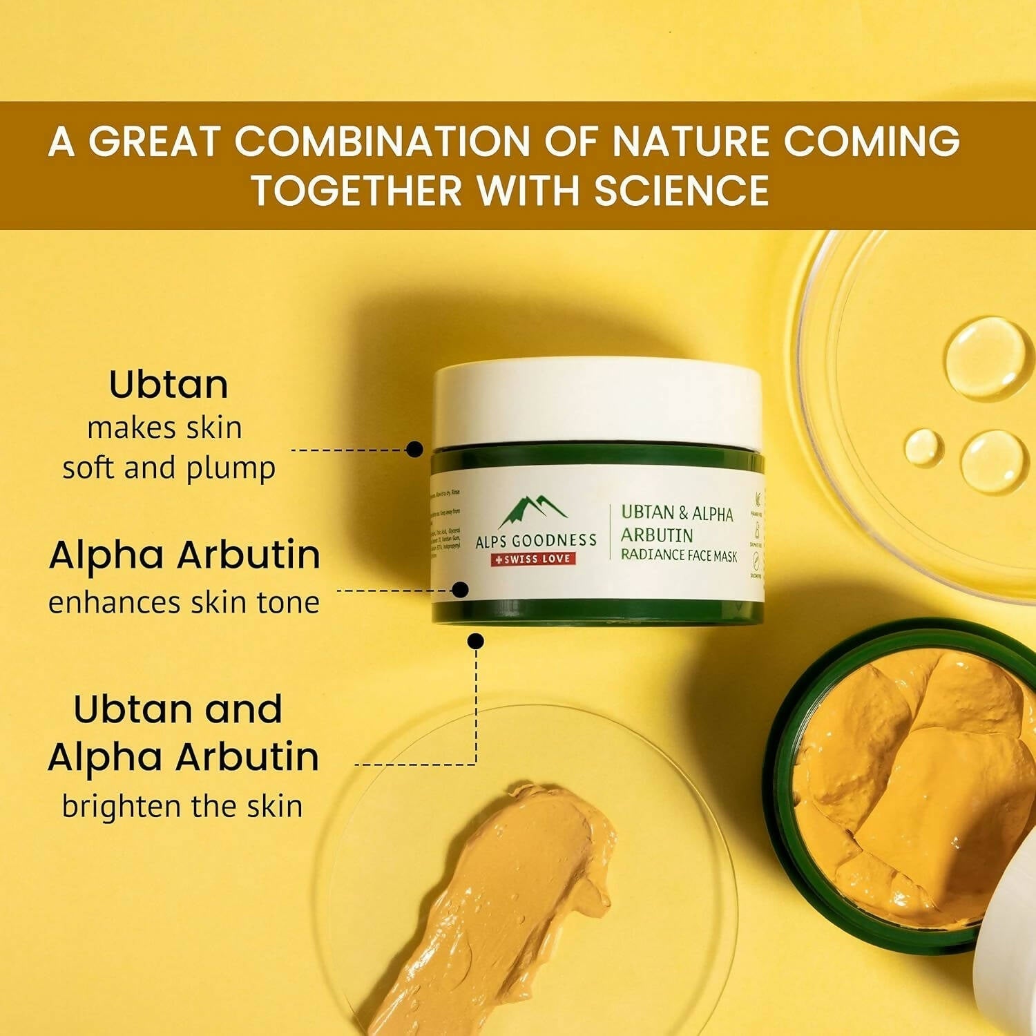 alps goodness ubtan alpha arbutin radiance clay face mask buy in usa