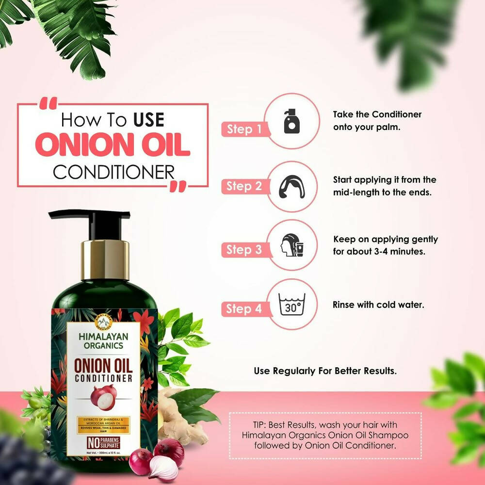 Himalayan Organics Onion Oil Conditioner - DrMediCart