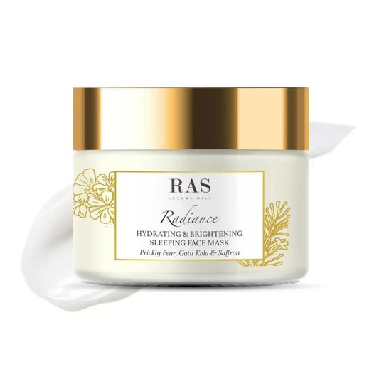 Buy Ras Luxury Oils Radiance Hydrating & Brightening Sleeping Gel Face Mask from DrMediCart, Ship from India to USA