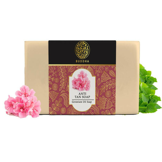 Buy Buddha Natural Anti Tan Soap - Tan Removal, Dead Skin Removal, De Tan Naturally from DrMediCart, Ship from India to USA