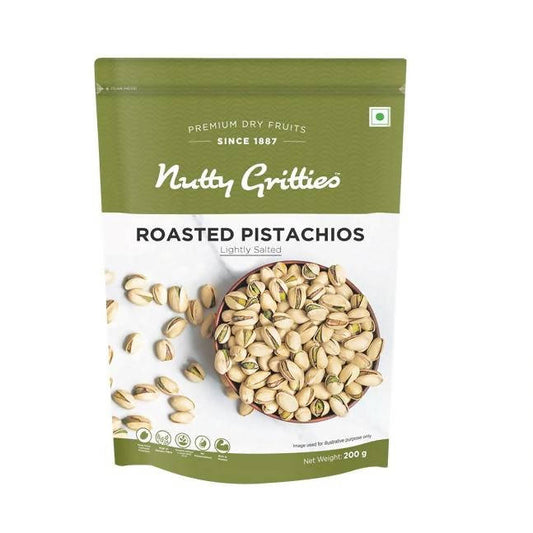 Buy Nutty Gritties California Roasted Pistachios Lightly Salted from DrMediCart, Ship from India to USA