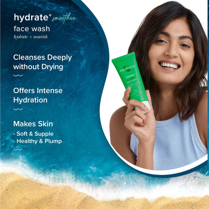 Aqualogica Hydrate+ Smoothie Face Wash with Coconut Water & Hyaluronic Acid