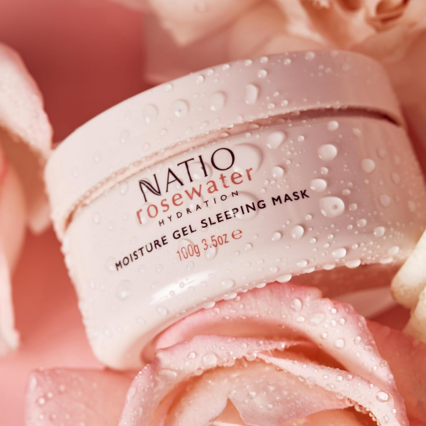 Natio Rosewater Hydration Moisture Gel Sleeping Mask