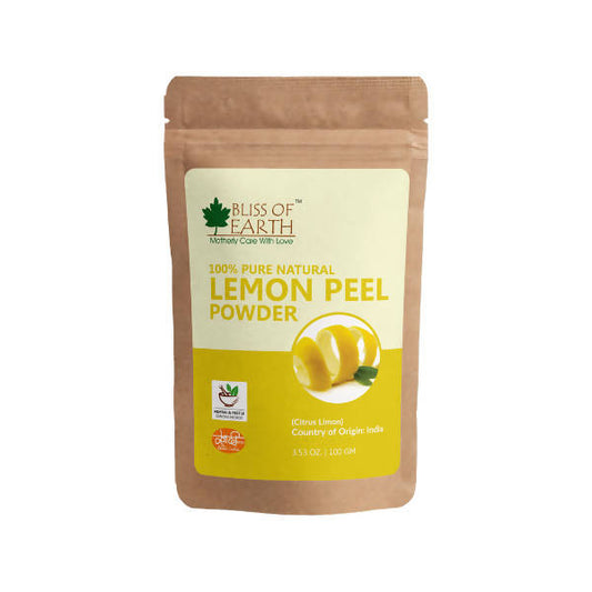 Buy Bliss of Earth Genuine Pure Natural Lemon Peel Powder from DrMediCart, Ship from India to USA