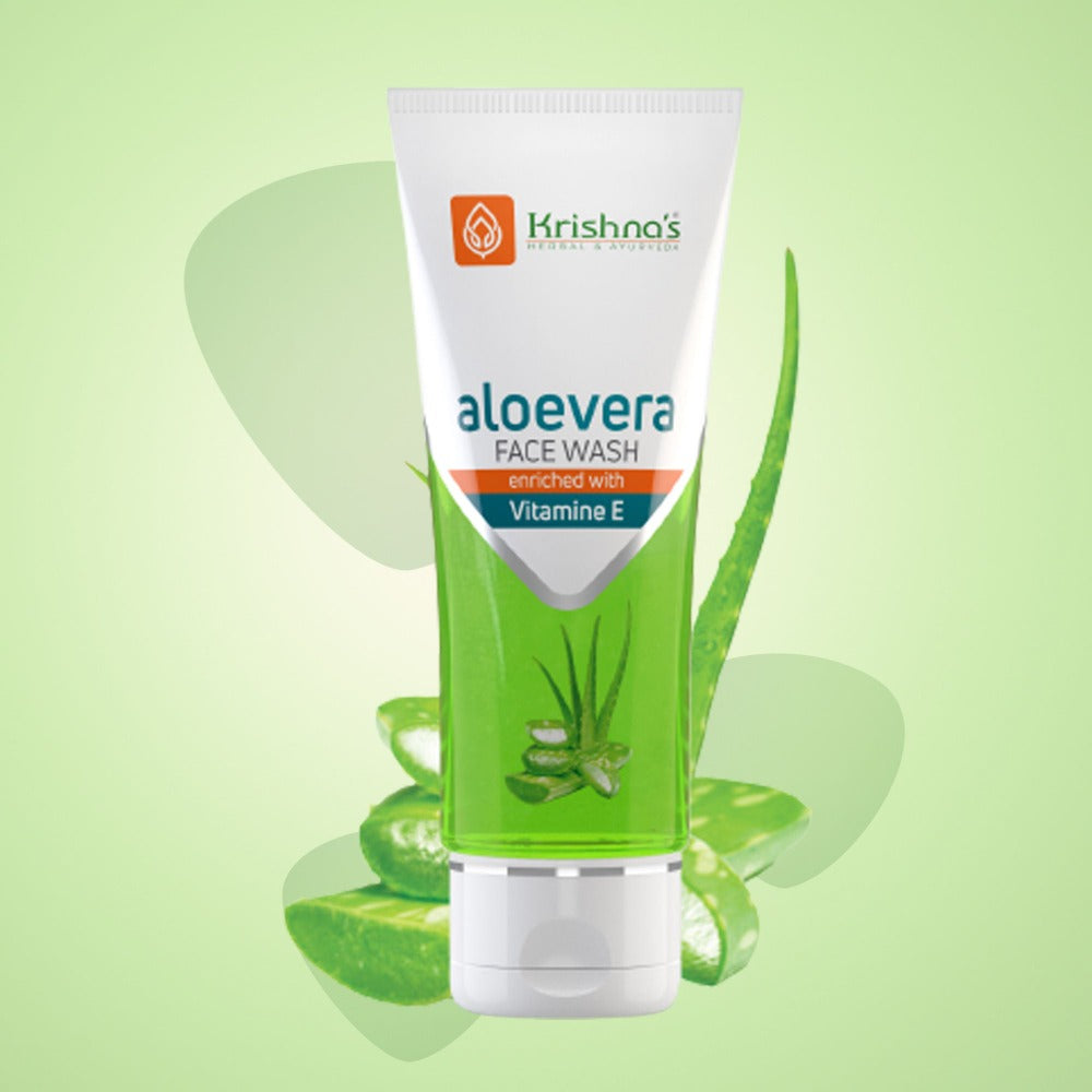 Krishna's Herbal & Ayurveda Aloe vera Face Wash Gel