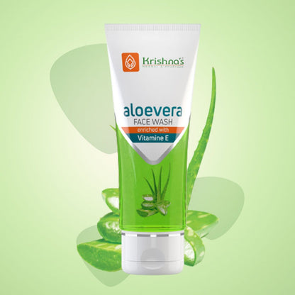 Krishna's Herbal & Ayurveda Aloe vera Face Wash Gel