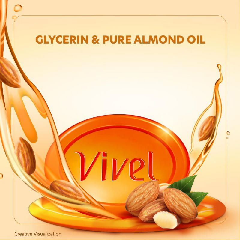 Vivel Glycerin Bathing Bar Soap For Soft Moisturized Skin