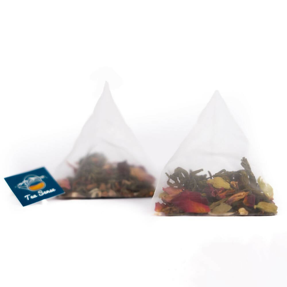 Tea Sense Kashmiri Kahwa Detox Green Tea Bags Box - Drmedicart