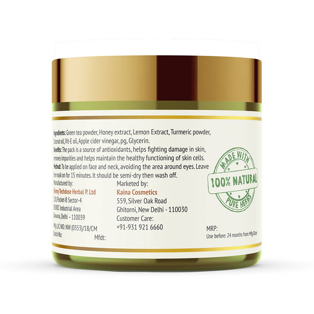 Kaina Green Tea Face Pack
