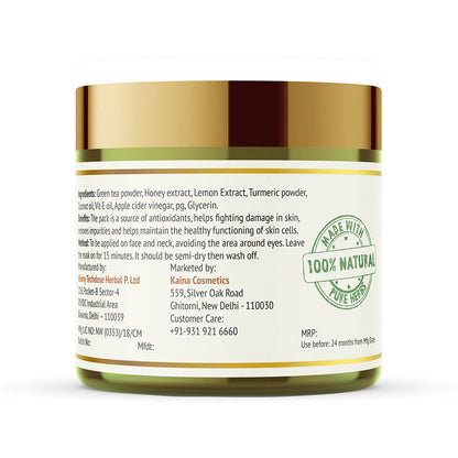 Kaina Green Tea Face Pack
