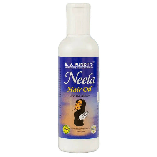 Buy B V Pundit's Neela Hair Oil from DrMediCart, Ship from India to USA