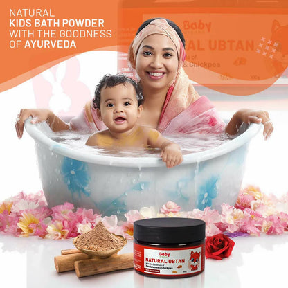 Babyorgano Natural Ubtan Face Pack, Skin Lightening and Tan Removal For Babies
