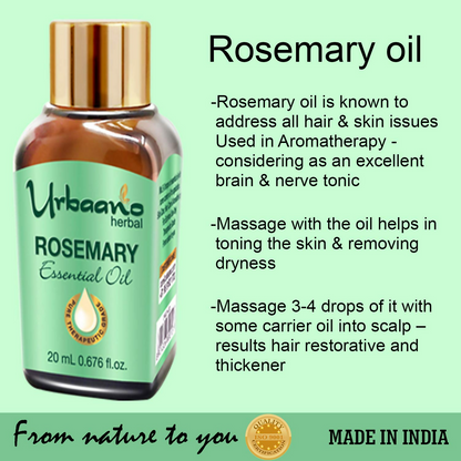 Urbaano Herbal Rosemary Essential Oil