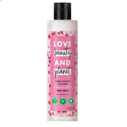 love beauty and planet cherry blossom tea rose body wash buy in usa