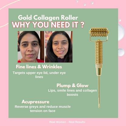 House of Beauty Gold Collagen Roller