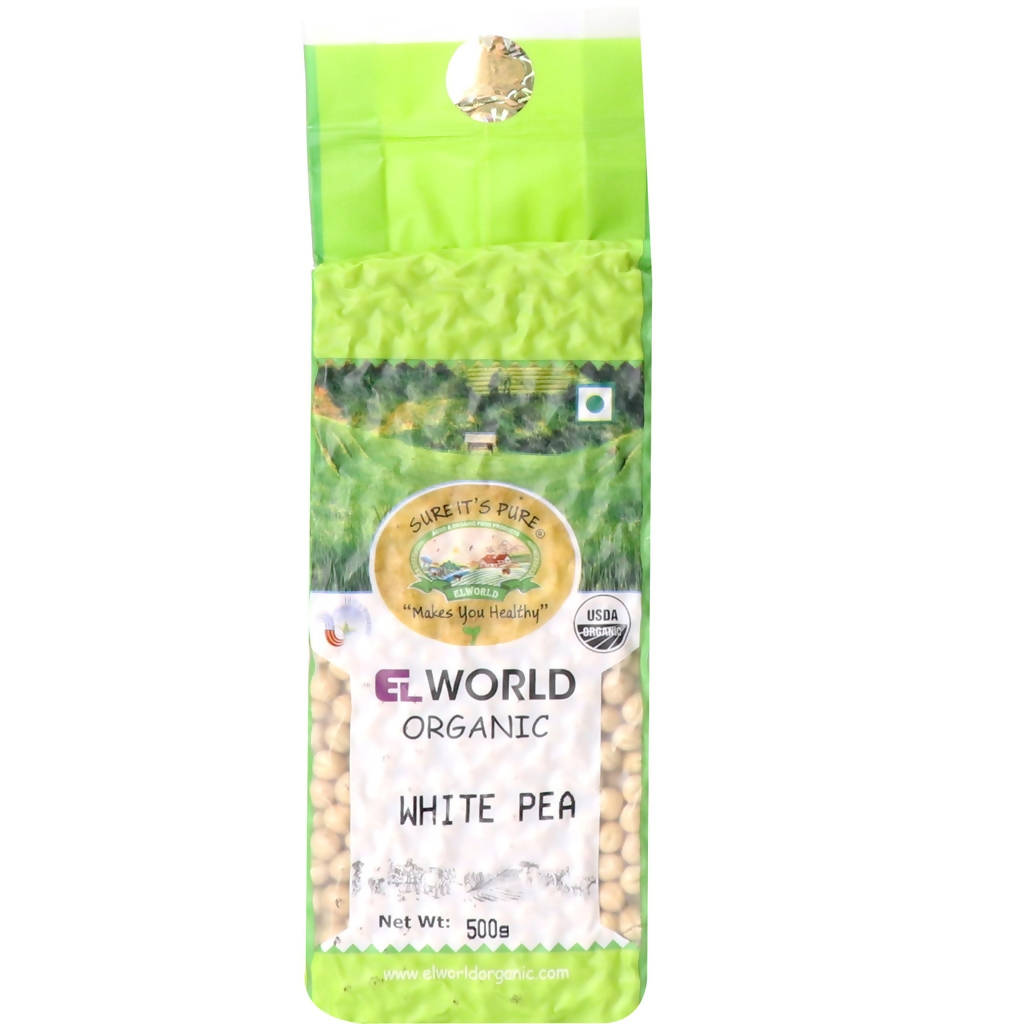Buy El World Organic White Peas from DrMediCart, Ship from India to USA