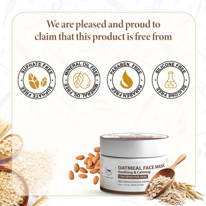 The Natural Wash Oatmeal Soothing & Calming Face Mask