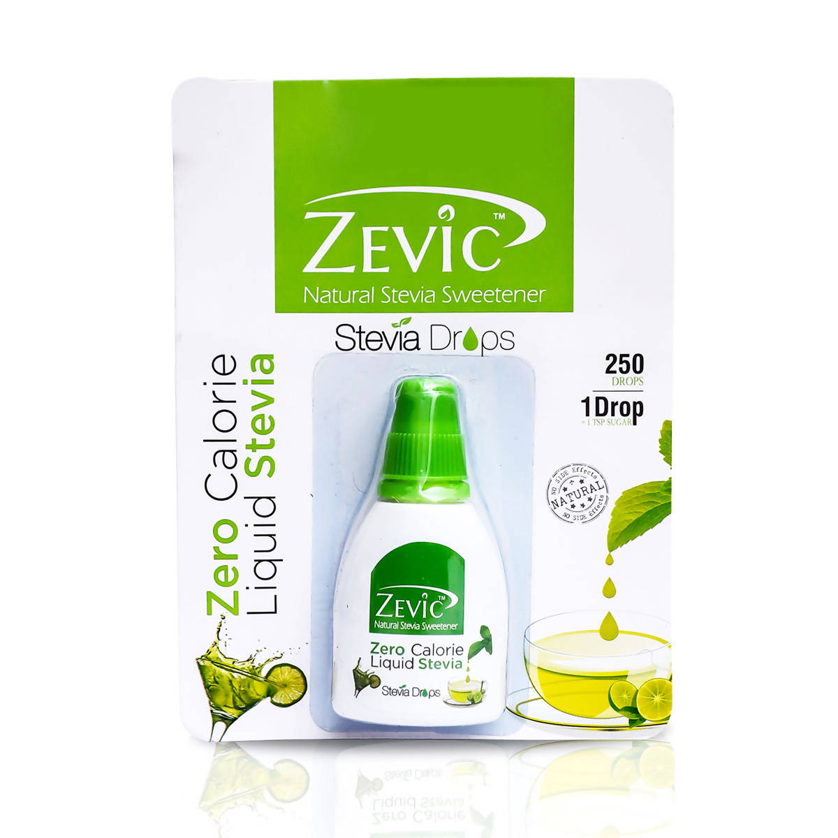 Buy Zevic Stevia Zero Calorie Liquid 250 Drops from DrMediCart