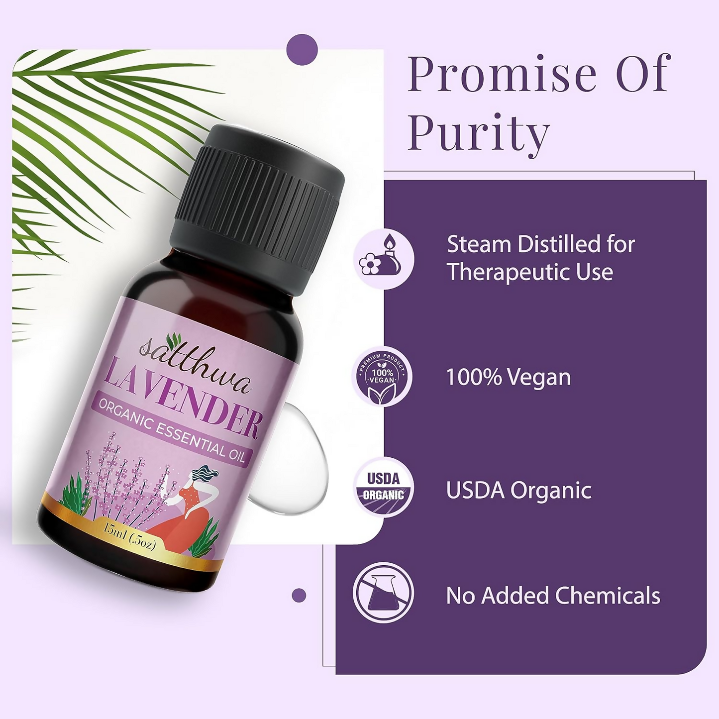 Satthwa Organic Lavender Essential Oil