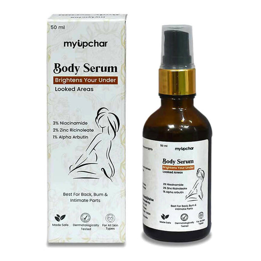 Buy myUpchar Ayurveda Body Serum Brightens Your Under Looked Areas from DrMediCart, Ship from India to USA