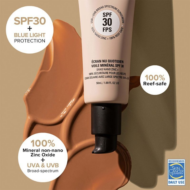 Nudestix Nudescreen Daily Mineral Veil SPF 30 Sunscreen - Warm