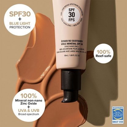 Nudestix Nudescreen Daily Mineral Veil SPF 30 Sunscreen - Warm