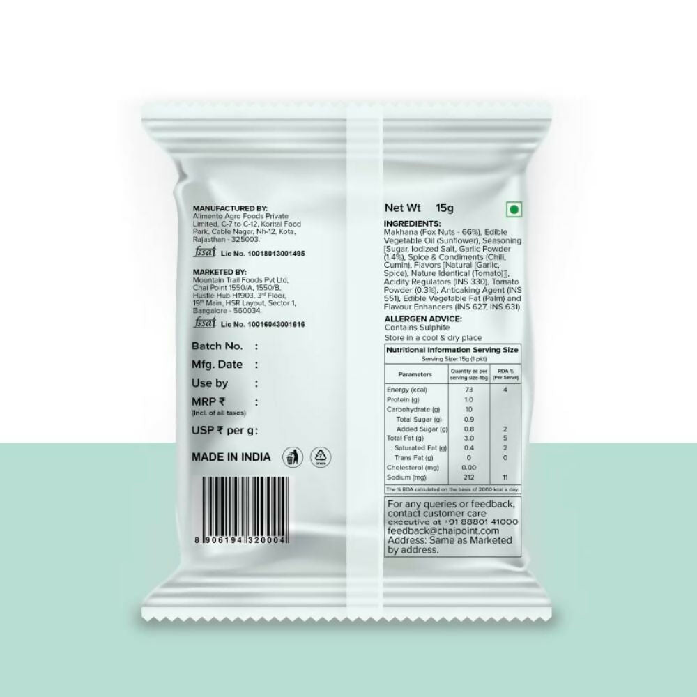 Chai Point Makhana – Tomato Achari Flavour Roasted Foxnuts