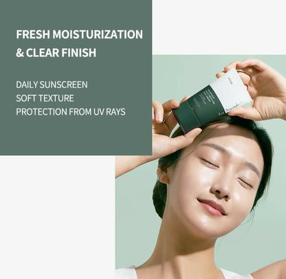 Anua Hearleaf Silky Moisture Suncream - Korean Skincare