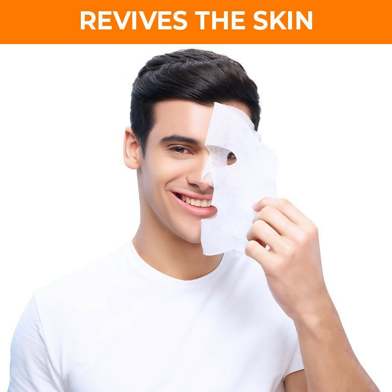 Nykaa Skin Secrets Indian Rituals Sandalwood + Orange Peel Sheet Mask For Glowing & Calm Skin - Drmedicart