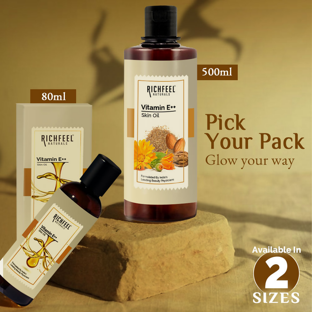 Richfeel Vitamin E Oil Almond, Wheatgerm Walnut & Carrot Blend