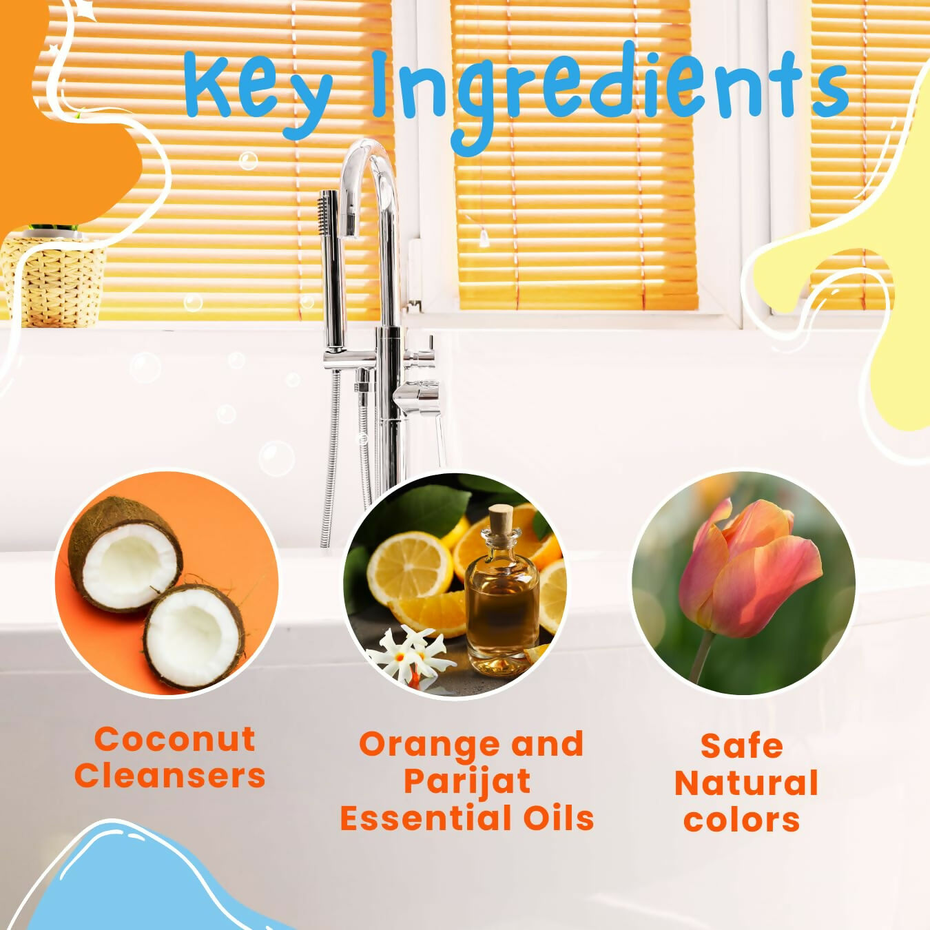 Puddles Organic Cub Riders Fruity Gel Kids Body Wash, Coconut Cleansers Essential Oil