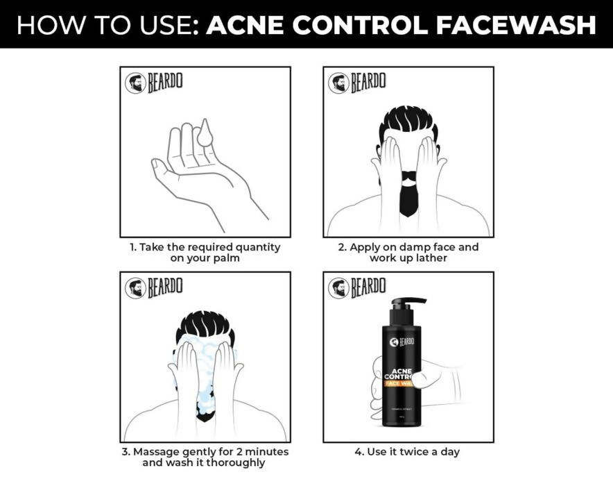 Beardo Acne Control Face Wash - DrMediCart
