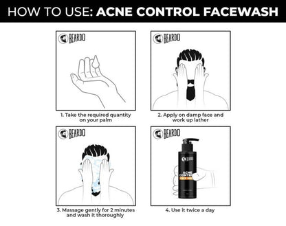 Beardo Acne Control Face Wash - DrMediCart