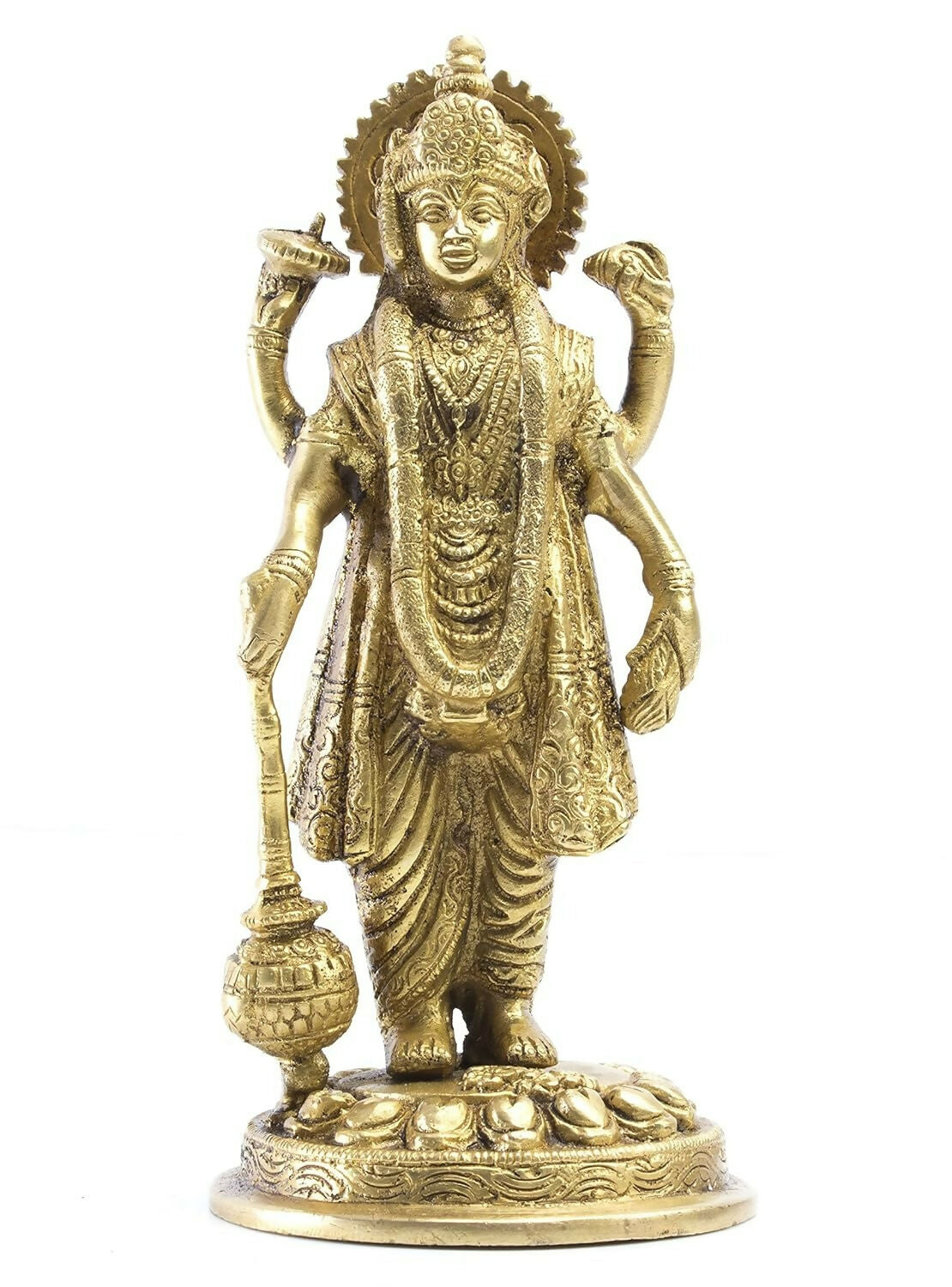 Buy Mohan Jodero Brass Lord Vishnu Idol