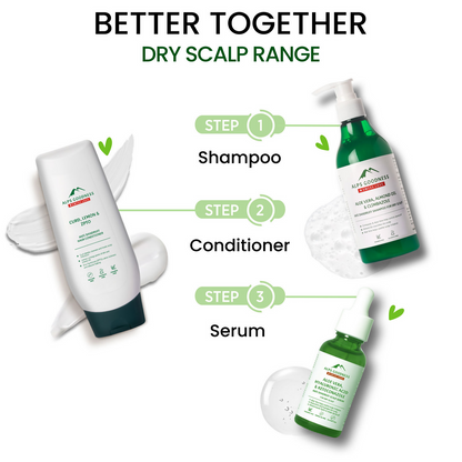 Alps Goodness Aloe Vera, Hyaluronic Acid & Ketoconazole Anti Dandruff Scalp Serum For Dry Scalp