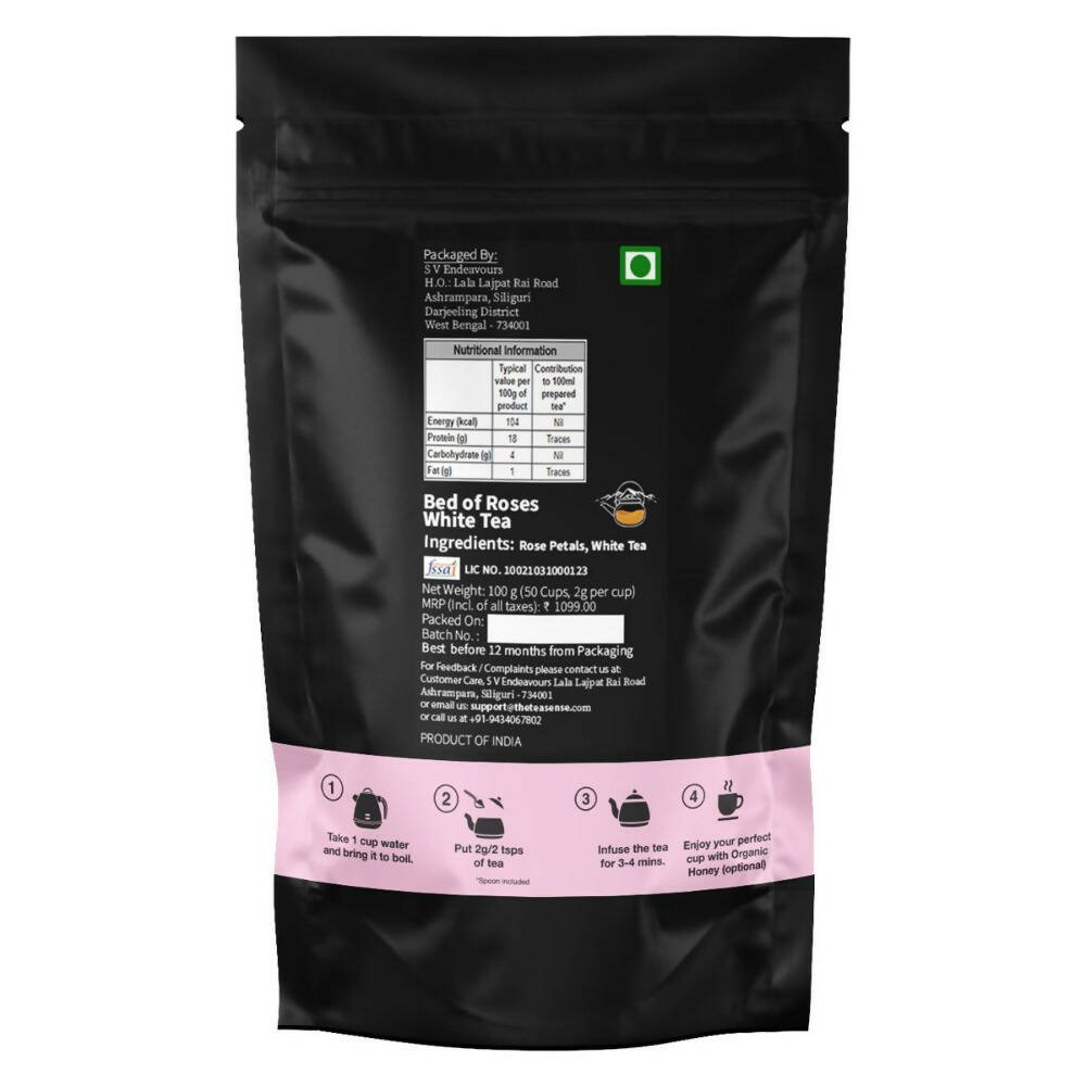 Tea Sense Bed Of Roses White Tea - Drmedicart