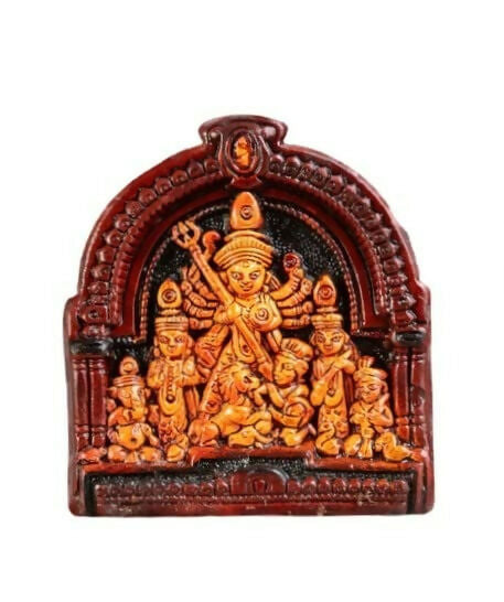 Buy Haus Fabula Handcrafted Terracotta Goddess Durga Idol