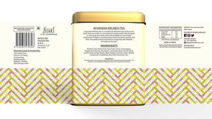 The Indian Chai - Ayurveda Wellness Tea 30 Pyramid Tea Bags - Drmedicart