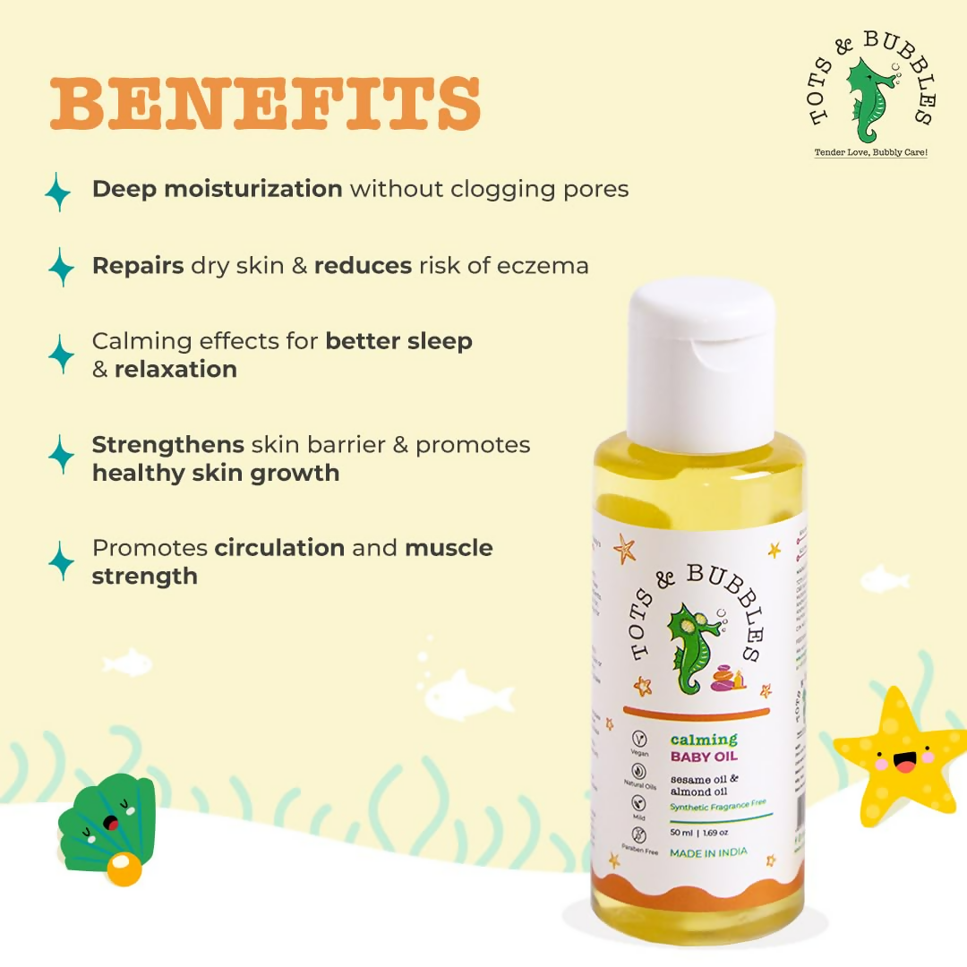 Tots & Bubbles Calming Baby Massage Oil