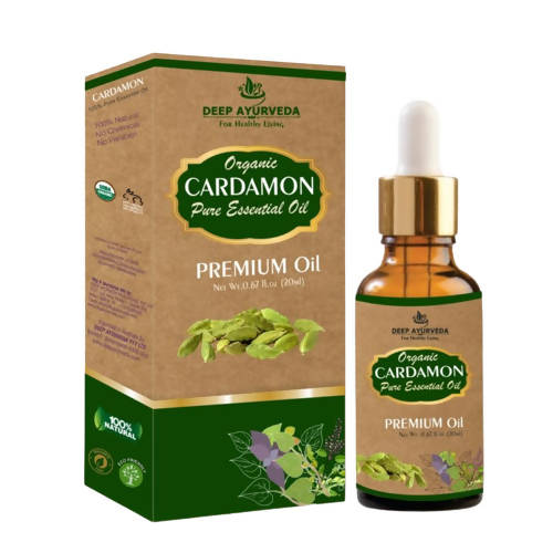 Deep Ayurveda Cardamom Pure Essential Oil - DrMediCart