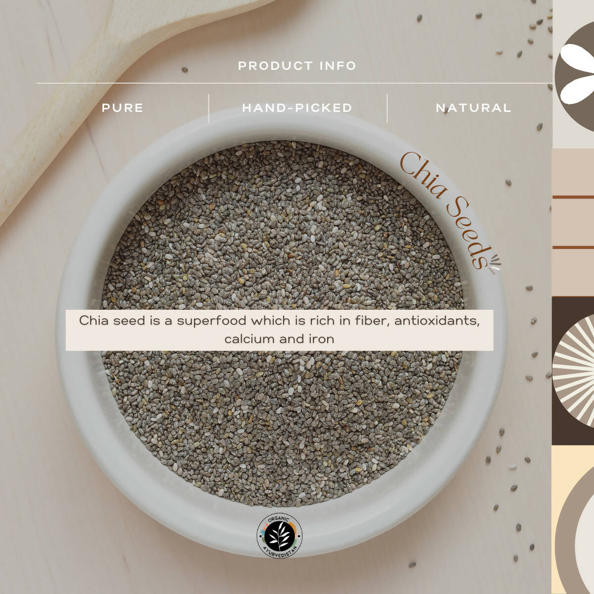 Organic Ayurvedistan Chia Seeds