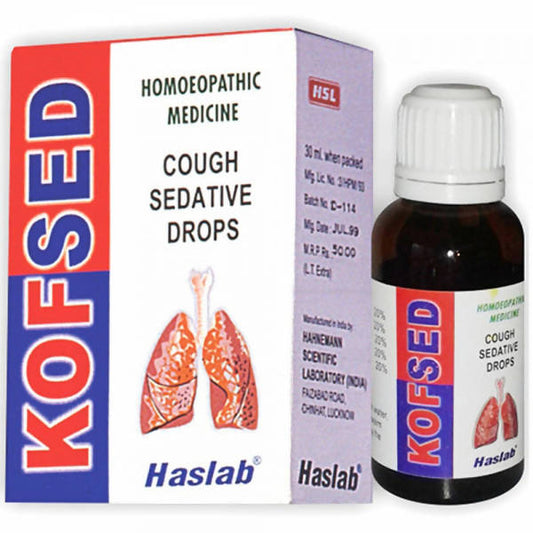 Buy Haslab Homeopathy Kofsed Cough Sedative Drops from DrMediCart, Ship from India to USA
