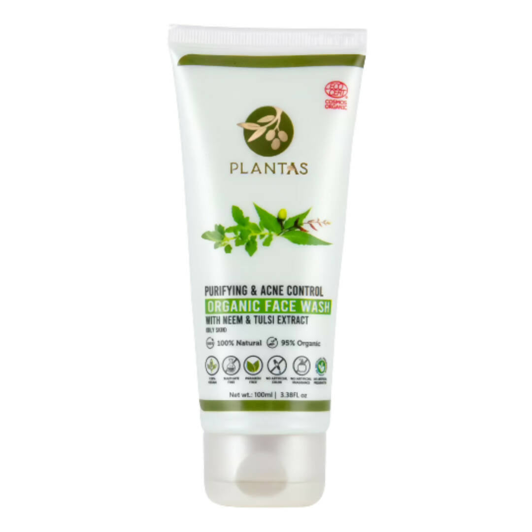 Plantas Purifying & Acne Control Organic Face Wash