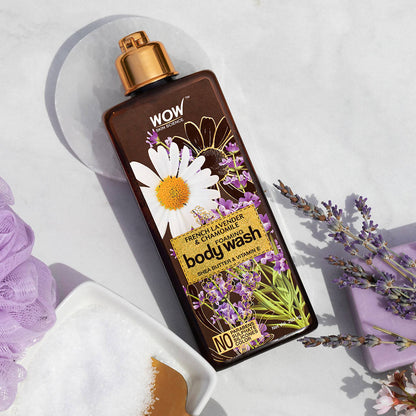 Wow Skin Science French Lavender & Chamomile Foaming Body Wash - Drmedicart
