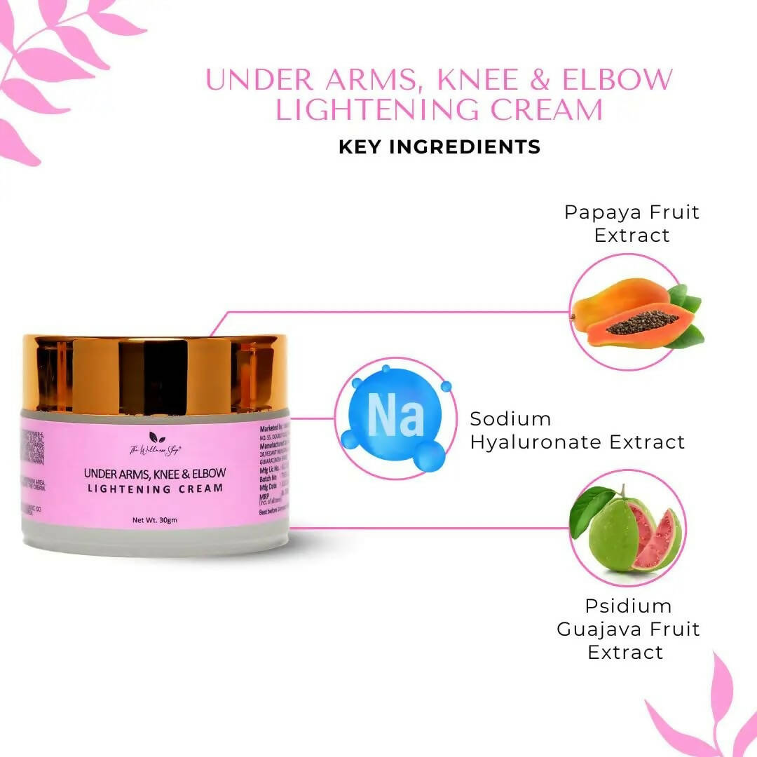 The Wellness Shop Under Arms, Knee and Elbow Lightening Cream - Drmedicart