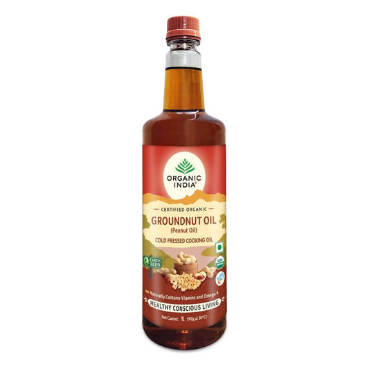 Buy Organic India Groundnut Oil (Peanut Oil) from DrMediCart, Ship from India to USA