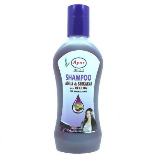 Buy Ayur Herbals Amla Shikakai With Reetha Shampoo from DrMediCart, Ship from India to USA