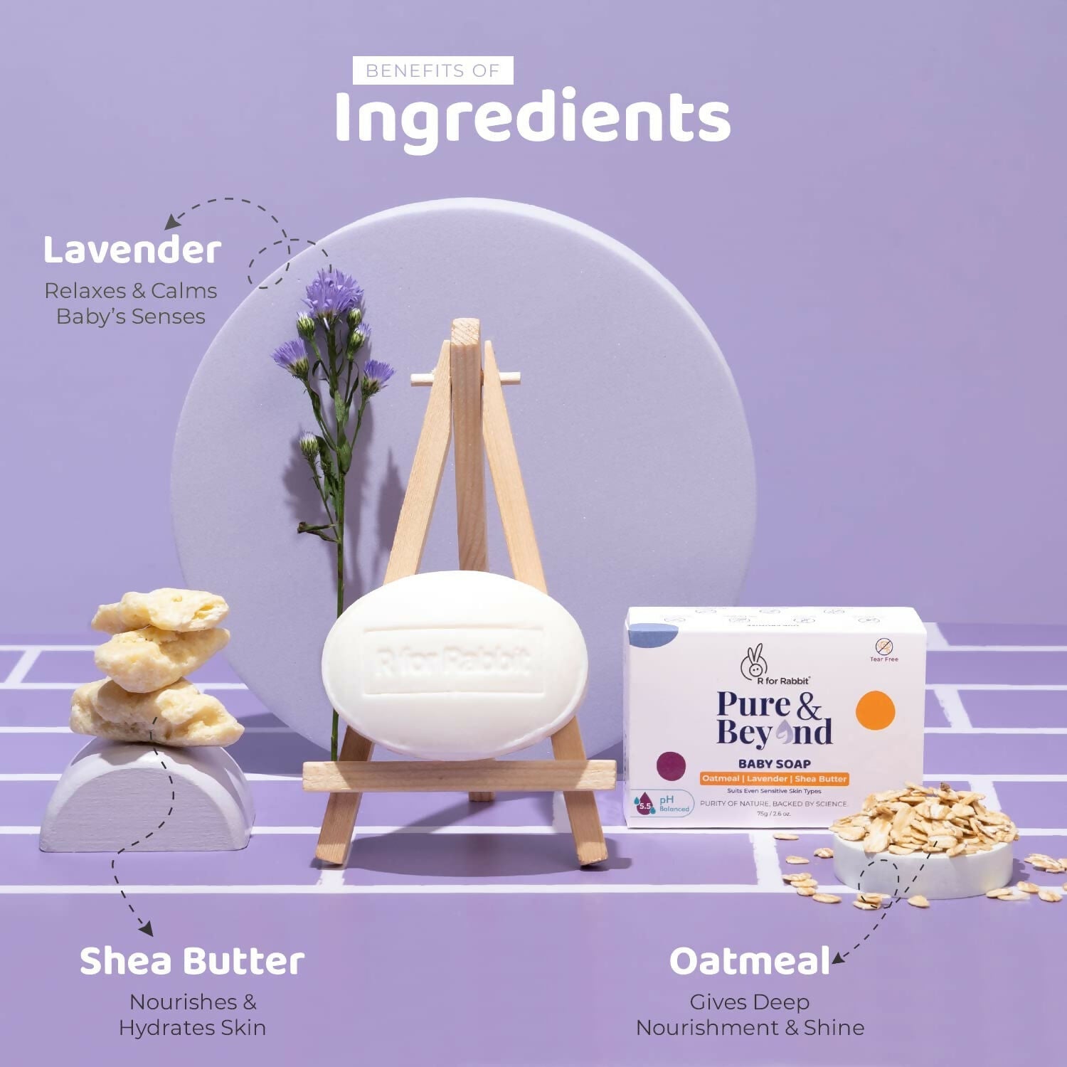 R for Rabbit Pure & Beyond Baby Soap (Buy 3+Get 1 Free)