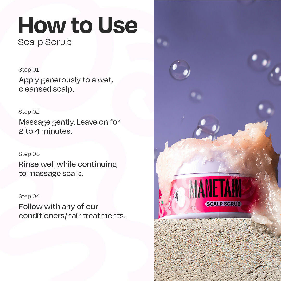 Manetain Scalp Scrub for Oily & Greasy Scalp & Hair