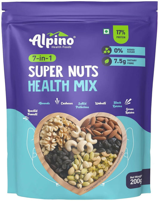 Buy Alpino 7-in-1 Super Nuts Health Trial Mix from DrMediCart, Ship from India to USA